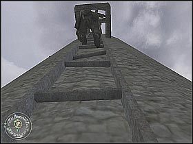 Przede wszystkim, podnieś znajdujący się tu karabin snajperski (screen 1) - The Silo (4) | D-Day | Misja Call of Duty 2 - Call of Duty 2 - poradnik do gry