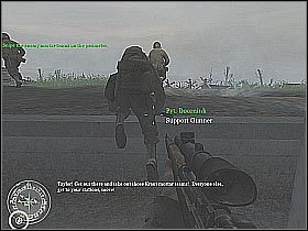 Miejsca, w których zostaną rozstawione moździerze będą ukazywane na mapie - The Battle for Hill 400 (1) | Hill 400 | Misja Call of Duty 2 - Call of Duty 2 - poradnik do gry