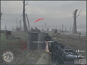 Kolejny poważny atak nastąpi z północy (screen 1) - The Battle for Hill 400 (1) | Hill 400 | Misja Call of Duty 2 - Call of Duty 2 - poradnik do gry