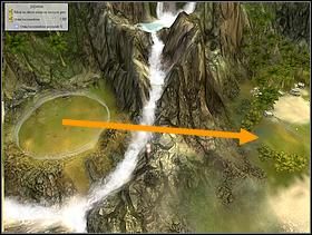 Kolejne zadaniem jest przeniesienie pięciu Nomadów uwięzionych na wyspie pomiędzy spadającym wodospadem - WYSPA PIERWSZA - zadania | Black & White 2 - Black & White 2 - poradnik do gry