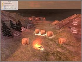 Podnieś płonącą pochodnię i pchnij nią wszystkie pięć snopki - WYSPA DRUGA - zadania | Black & White 2 - Black & White 2 - poradnik do gry