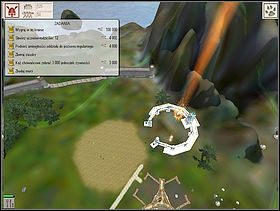 W zagrodzie chowańca powinien pojawić się brązowy zwój - uaktywnij go - WYSPA CZWARTA - gameplay | Black & White 2 - Black & White 2 - poradnik do gry