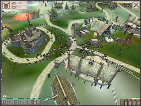 Części ramienia zbrojnego rozkaż zajmowanie centrum miasta, a resztę porozsyłaj do walk z mniejszymi grupami wroga - WYSPA CZWARTA - gameplay | Black & White 2 - Black & White 2 - poradnik do gry