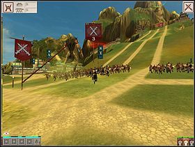 Następnie wtargnij nim do teren wroga i rozpocznij unicestwianie wojowników (punkt III - główne starcie) - WYSPA SZÓSTA - gameplay | Black & White 2 - Black & White 2 - poradnik do gry