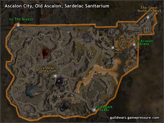 01 Start - Old Ascalon, Sardelac Sanitarium | Ascalon | Guild Wars Prophecies - Guild Wars: Prophecies - poradnik do gry