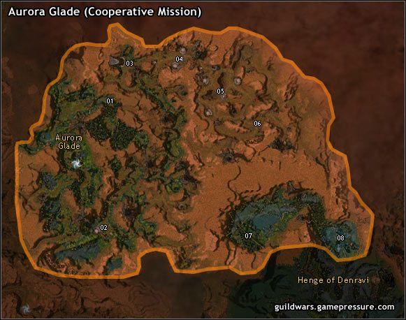 Dawno temu grupa ludzkich druidów wyruszyła w dżunglę aby ustanowić pokuj z dżunglą - Aurora Glade (Mission) | Maguuma Jungle | Guild Wars Prophecies - Guild Wars: Prophecies - poradnik do gry