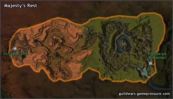 01 Dragon Island - Majestys Rest | Southern Kryta | Guild Wars Prophecies - Guild Wars: Prophecies - poradnik do gry