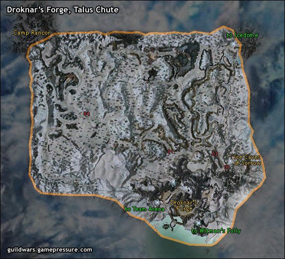 Dawno temu, gdy plemiona Deldrimoru były zjednoczone pod jednym sztandarem, Droknars Forge było główną siedzibą Krasnoludzkiej władzy - Droknars Forge (Capital) | Southern Shiverpeaks, Sorrows Furnace - Guild Wars: Prophecies - poradnik do gry