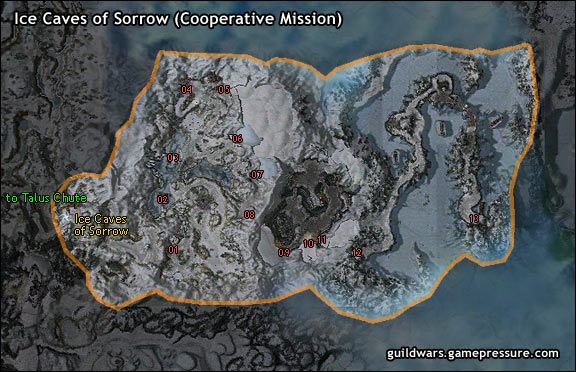 01 Village - Mineral Springs | Southern Shiverpeaks, Sorrows Furnace | Guild Wars Prophecies - Guild Wars: Prophecies - poradnik do gry