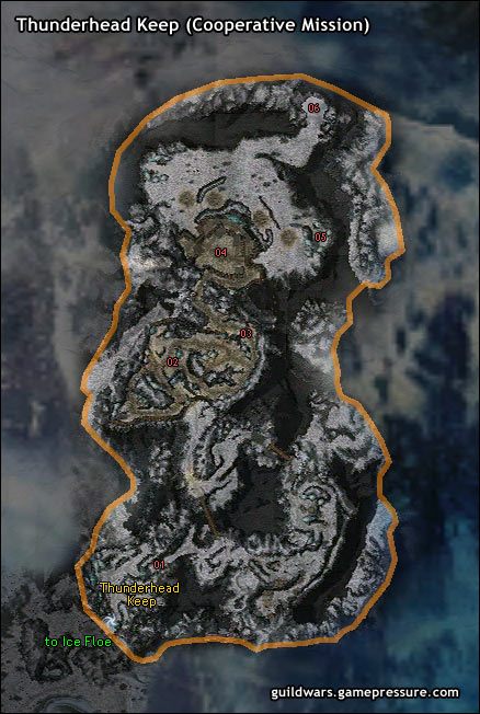 W ciągu ostatnich generacji, Thunderhead Keep stał się stolicą Deldrimoru - Thunderhead Keep (Mission) | Southern Shiverpeaks, Sorrows Furnace - Guild Wars: Prophecies - poradnik do gry