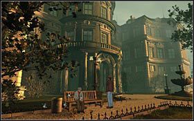 Zgodził się pomóc mi dostać do budynku, ale pod jednym warunkiem: chce butelkę dobrego wina - PARK I OKOLICE (2) | PRAGA | Nibiru Wysłannik Bogów - Nibiru: Wysłannik Bogów - poradnik do gry