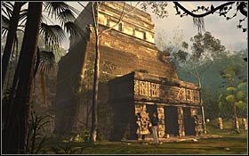 Pobiegłem do ruin i wyjęty z nosa fragment osadziłem w otworze obok kamiennego dysku - ŚWIĄTYNIA ŚWITU (2) | MEKSYK | Nibiru Wysłannik Bogów - Nibiru: Wysłannik Bogów - poradnik do gry