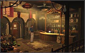 Gdy ściemniało, zabrałem z lady torbę, w której znalazłem linę, lampę, zapalniczkę i młotek - TECOLUT (4) | MEKSYK | Nibiru Wysłannik Bogów - Nibiru: Wysłannik Bogów - poradnik do gry