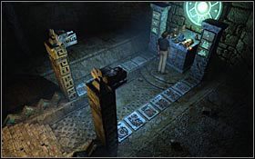 Poniżej ołtarza dostrzegłem trzy znaki, którymi opatrzono kamienne kręgi - ŚWIĄTYNIA ŚWITU (8) | MEKSYK | Nibiru Wysłannik Bogów - Nibiru: Wysłannik Bogów - poradnik do gry