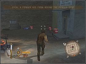 W identyczny sposób jeszcze z dwoma końmi, znajdującymi się w mieście i w obozach na jego obrzeżach - Escape the Jail | Misje główne w Gun - Gun - poradnik do gry