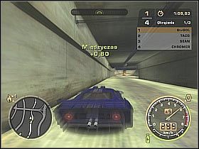 Uważaj na wyjątkowo ostry zakręt w prawo, z którym będziesz miał do czynienia po wyjechaniu z kanałów (#1) - Imprezy wyścigowe | Czarna lista 3 - Ronnie | Need for Speed Most Wanted (2005) - Need for Speed: Most Wanted (2005) - poradnik do gry