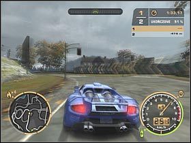 Kolejne zakręty nie sprawią ci większych problemów - GŁÓWNY POJEDYNEK | Czarna lista 1 - Razor - FINAŁ | Need for Speed Most Wanted - Need for Speed: Most Wanted (2005) - poradnik do gry