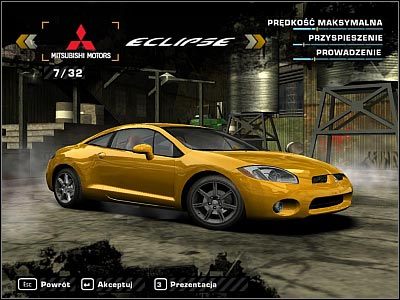 1 - Mitsubishi Eclipse | Samochody | Need for Speed Most Wanted (2005) - Need for Speed: Most Wanted (2005) - poradnik do gry
