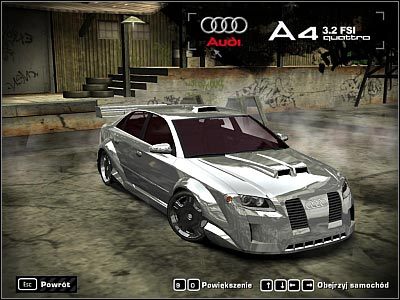 2 - Audi A4 3.2 FSI Quattro | Samochody | Need for Speed Most Wanted (2005) - Need for Speed: Most Wanted (2005) - poradnik do gry