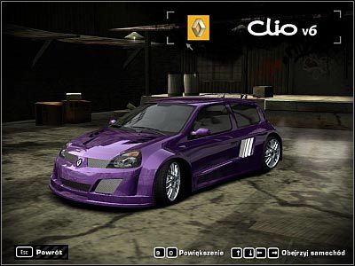 2 - Renault Clio V6 | Samochody | Need for Speed Most Wanted (2005) - Need for Speed: Most Wanted (2005) - poradnik do gry