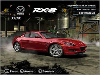 1 - Mazda RX-8 | Samochody | Need for Speed Most Wanted (2005) - Need for Speed: Most Wanted (2005) - poradnik do gry