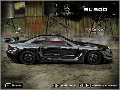 2 - Mercedes SL 500 | Samochody | Need for Speed Most Wanted (2005) - Need for Speed: Most Wanted (2005) - poradnik do gry