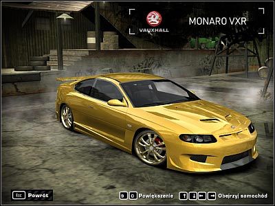 2 - Vauxhall Monaro VXR | Samochody | Need for Speed Most Wanted (2005) - Need for Speed: Most Wanted (2005) - poradnik do gry