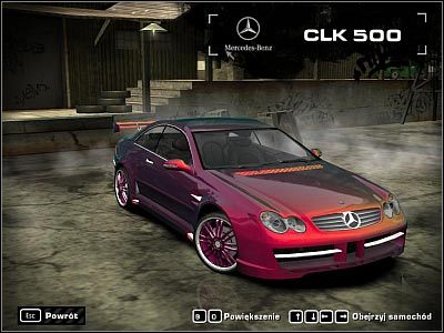 2 - Mercedes CLK 500 | Samochody | Need for Speed Most Wanted (2005) - Need for Speed: Most Wanted (2005) - poradnik do gry