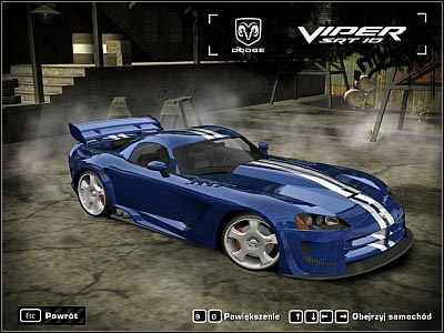 2 - Dodge Viper SRT 10 | Samochody | Need for Speed Most Wanted (2005) - Need for Speed: Most Wanted (2005) - poradnik do gry