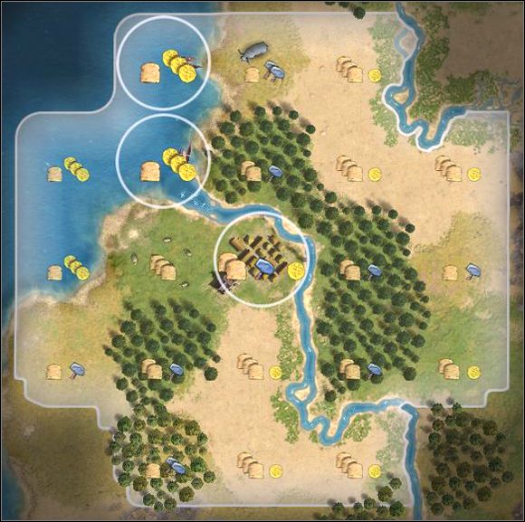 Każde pole wytwarza żywność która zużywają mieszkańcy, produkcję którą wykorzystujemy do budowania rozmaitych struktur i jednostek w mieście oraz dochód, który w zależności od globalnych ustawień badawczych zasila nasze badania bądź wpływa do skarbca - Zarządzenie mieszkańcami | Miasto w Sid Meiers Civilization IV - Sid Meiers Civilization IV - poradnik