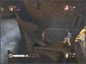 Teraz skieruj się w tę stronę i zejdź na dół - Dachy zamku Hogwart cz.7 | Harry Potter i Czara Ognia - Harry Potter i Czara Ognia - poradnik do gry