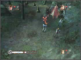 Teraz ugaś ogień, weź piątą minitarczę i przy pomocy Carpe Retractum (C) przesuń kłodę - Zakazany Las cz.2 | Harry Potter i Czara Ognia - Harry Potter i Czara Ognia - poradnik do gry