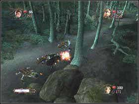 Po następną tarczę Turnieju udaj się w tę stronę - Zakazany Las cz.4 | Harry Potter i Czara Ognia - Harry Potter i Czara Ognia - poradnik do gry