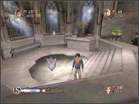 Po ostatnią tarczę Turnieju z tego poziomu, udaj się ponownie do Łazienki Prefektów - Łazienka Prefektów cz.8 | Harry Potter i Czara Ognia - Harry Potter i Czara Ognia - poradnik do gry