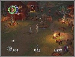 W lewej ścianie skarpy, na samym dole, Łucja znalazła małą dziurę, przez którą prześliznęła się na sam szczyt wzgórza - Za Aslanem | Opis przejścia Opowieści z Narnii Lew, Czarownica i stara szafa - Opowieści z Narnii: Lew, Czarownica i stara szafa - poradnik do gry