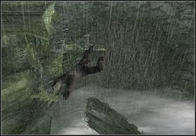 Przejdź niewielki odcinek po ziemi i skocz w kierunku kamiennego wypustu, a z niego na kolejny - [Solucja] Fight cz.1 | Peter Jacksons King Kong - Peter Jacksons King Kong - poradnik do gry