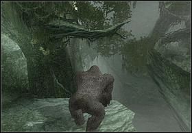 Tam wejdziesz na małą półkę, na której zaatakuje Cię kilka małych nietoperzy, pozbądź się ich, gdyż mogą Ci skutecznie utrudniać dalszą drogę - [Solucja] Kong To The Rescue cz.1 | Peter Jacksons King Kong - Peter Jacksons King Kong - poradnik do gry