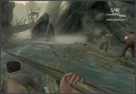 Płynąc z nurtem rzeki zbliżysz się do pierwszych skał - [Solucja] On The Raft | Peter Jacksons King Kong - Peter Jacksons King Kong - poradnik do gry