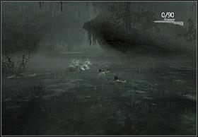 Po wyjściu z pierwszego odcinka wody miniesz mała wysepkę i znów staniesz przed zbiornikiem - [Solucja] Swamps cz.1 | Peter Jacksons King Kong - Peter Jacksons King Kong - poradnik do gry