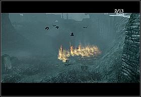 Pamiętaj, że podpalenie krzaków nie eliminuje zagrożenia i schodząc na dół nadal skazany będziesz na walkę - [Solucja] The Wall cz.1 - Peter Jacksons King Kong - poradnik do gry