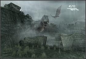 Kiedy skieruje się w Twoim kierunku i nie daj Boże zaatakuje Cię, odpłać mu się serią z karabinu (w pysk, gdy będzie blisko Ciebie) - [Solucja] V-Rex cz.2 | Peter Jacksons King Kong - Peter Jacksons King Kong - poradnik do gry