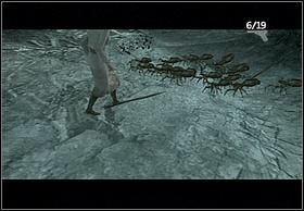 Kawałek dalej dalszą drogę zagrodzą Ci pająki, które będą kręcić się w miejscu, po którym musisz przejść - [Solucja] Necropolis cz.2 | Peter Jacksons King Kong - Peter Jacksons King Kong - poradnik do gry