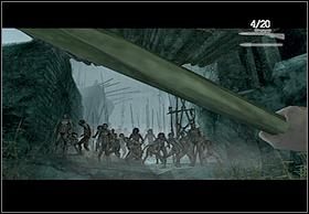 Dotrzesz do miejsca, w którym kompanka wejdzie po ścianie na polkę skalną, a ty wskocz do wody - [Solucja] The Wall cz.2 | Peter Jacksons King Kong - Peter Jacksons King Kong - poradnik do gry