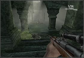 Dojdziesz do kolejnej większej komory ze schodami skierowanymi w dół, na których końcu będzie zbiornik z wodą i krabami - [Solucja] Millpedes cz.2 | Peter Jacksons King Kong - Peter Jacksons King Kong - poradnik do gry