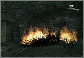 Teraz wystarczy już tylko podpalić ponownie pochodnię, a następnie pozbyć się niepotrzebnych krzaków - [Solucja] Millpedes cz.2 | Peter Jacksons King Kong - Peter Jacksons King Kong - poradnik do gry