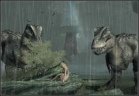 Przejdź nimi do końca, przeskocz na przeciwległą ścianę, a z niej na dwa kolejne uchwyty - [Solucja] Fight cz.2 | Peter Jacksons King Kong - Peter Jacksons King Kong - poradnik do gry