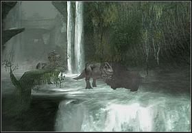 Następnie znów zeskocz w dół, by znaleźć się w rzece, do której wpada wiele wodospadów - [Solucja] Kong To The Rescue cz.2 | Peter Jacksons King Kong - Peter Jacksons King Kong - poradnik do gry