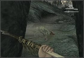 Idąc na dół przygotuj się na kolejną ciężką walkę, gdyż czekają tam na Ciebie kolejne dwa dinusie - [Solucja] To The Plane cz.1 | Peter Jacksons King Kong - Peter Jacksons King Kong - poradnik do gry