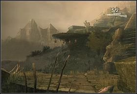 Po pokonaniu wszystkich, których możesz trafić przepłyń jezioro i wejdź po pierwszym odcinku schodów - [Solucja] To The Lair cz.1 | Peter Jacksons King Kong - Peter Jacksons King Kong - poradnik do gry