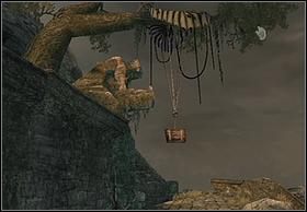 Na zewnątrz natrafisz na amunicję, weź ją, oraz jedną włócznię, które leżą obok - pamiętaj o nich, gdyż będą Ci później potrzebne - [Solucja] Kongs Lair | Peter Jacksons King Kong - Peter Jacksons King Kong - poradnik do gry